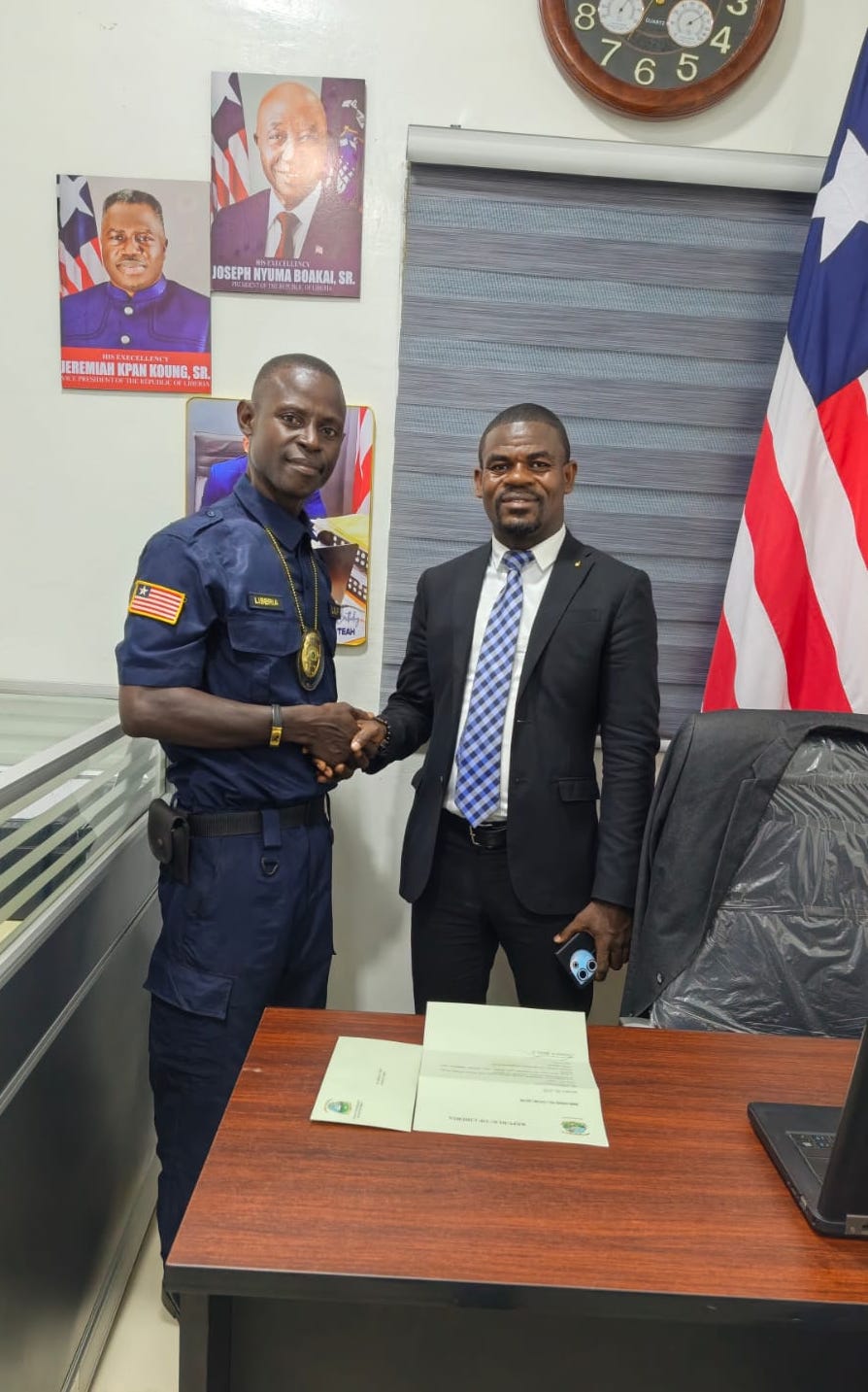Hon. Jefferson Teah with LNP
